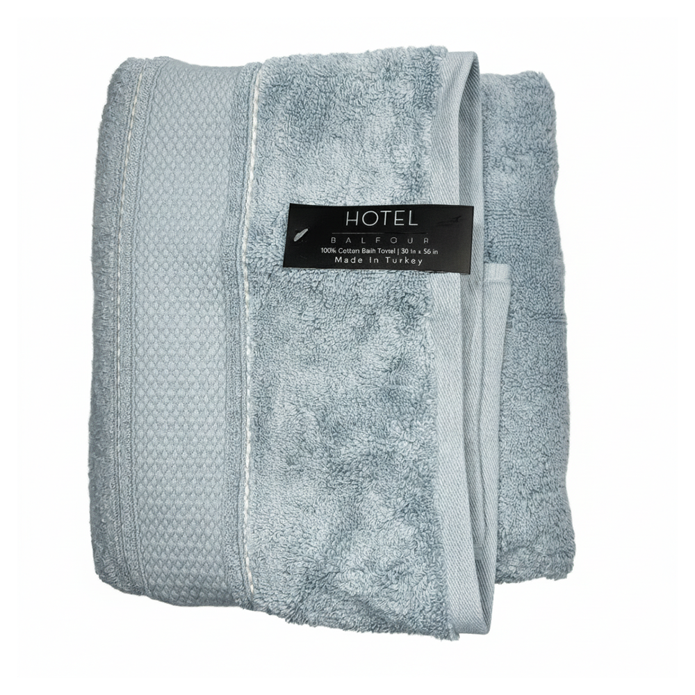 Toalla Hotel Balfour Cotton Bath Towel Grey 30in x 56in