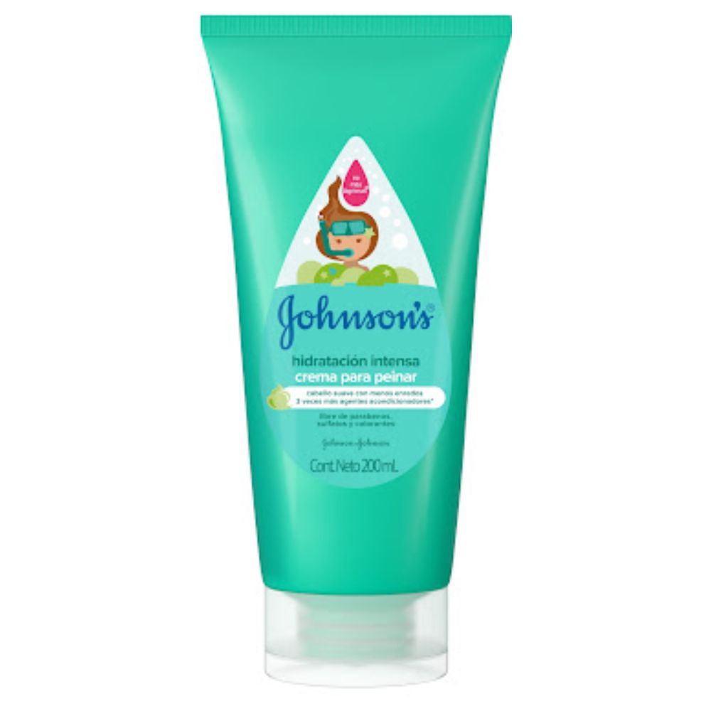 Johnson & Johnson Crema Para Peinar Baby Hidratación Intensa 200 ml