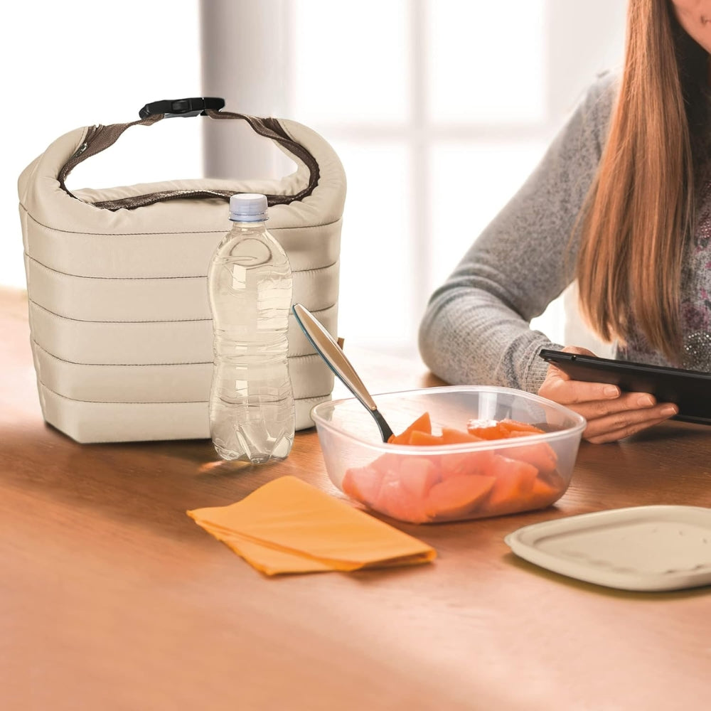 Guzzini Bolsa Térmica Con Recipiente Hermético Pequeña Color Ocre