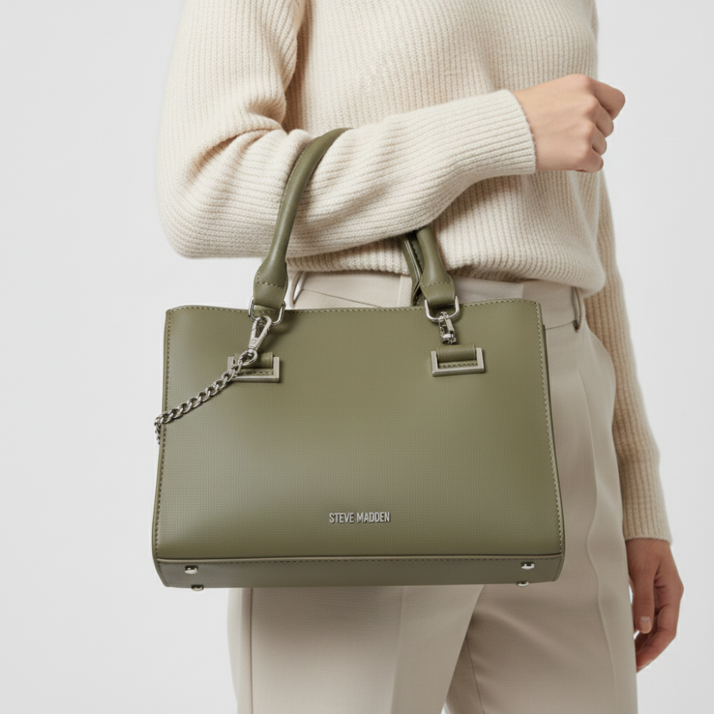 Steve Madden Cartera Satchel Bgenna2 Juniper Olive