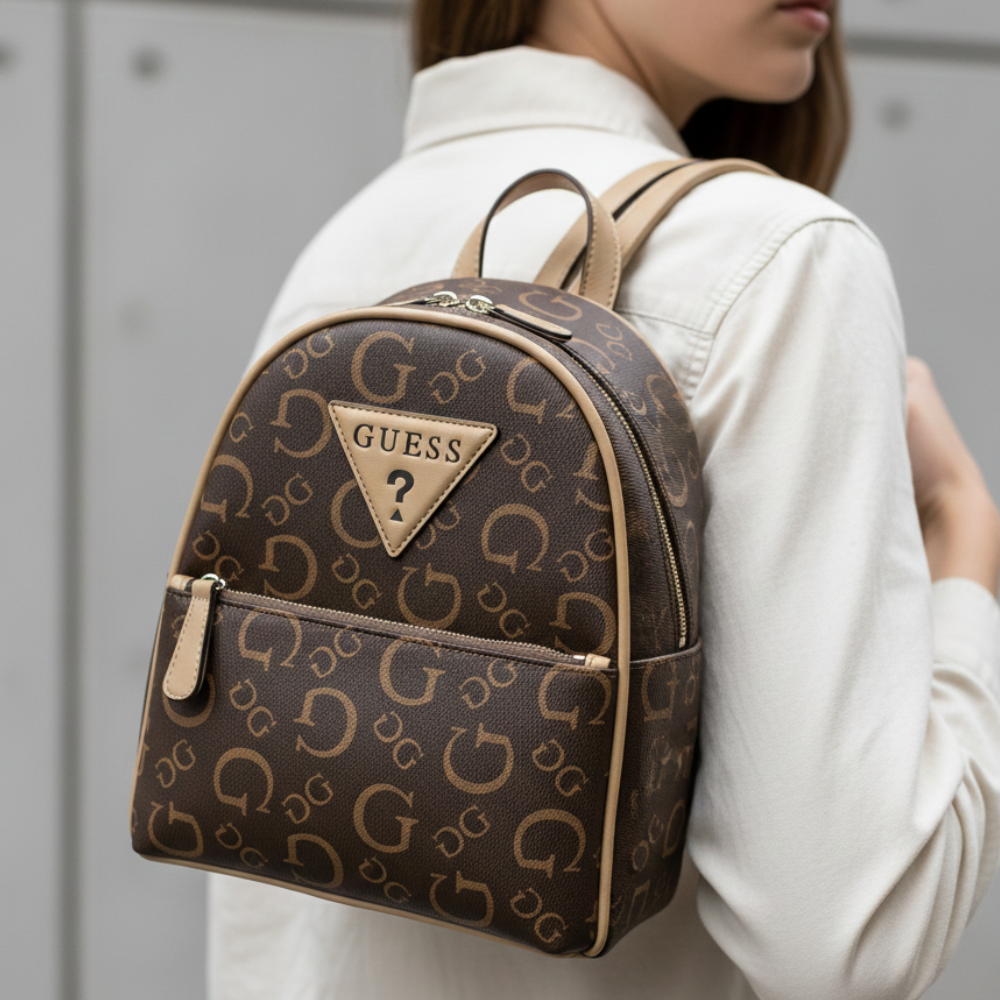 Guess Cartera Backpack Henny Brown