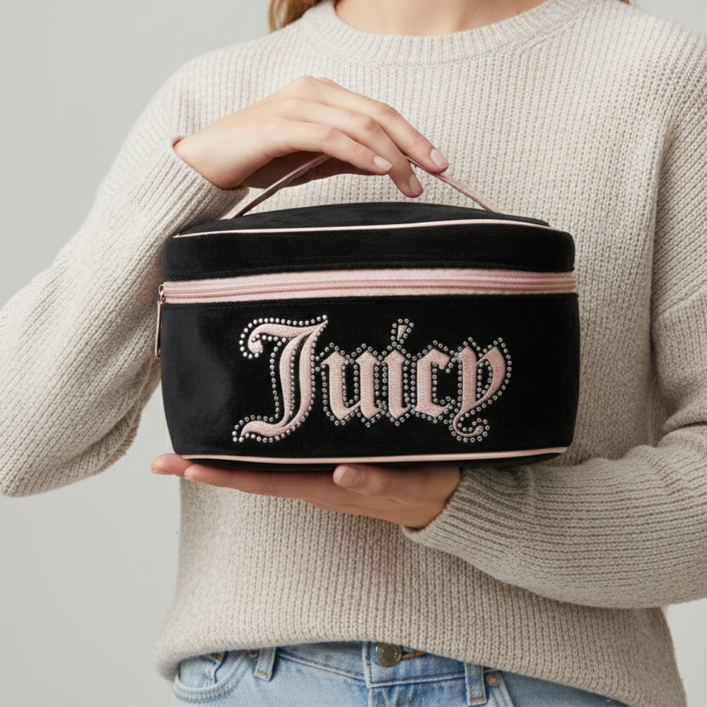 Juicy Couture Portacosmeticos Black Pink
