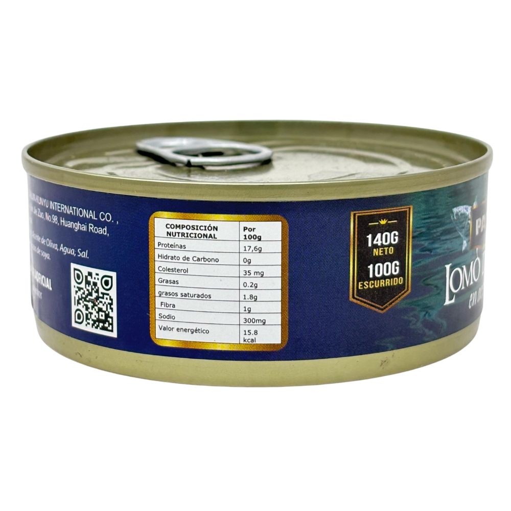 Pafia Lomo de Atún en Aceite de Oliva 140gr