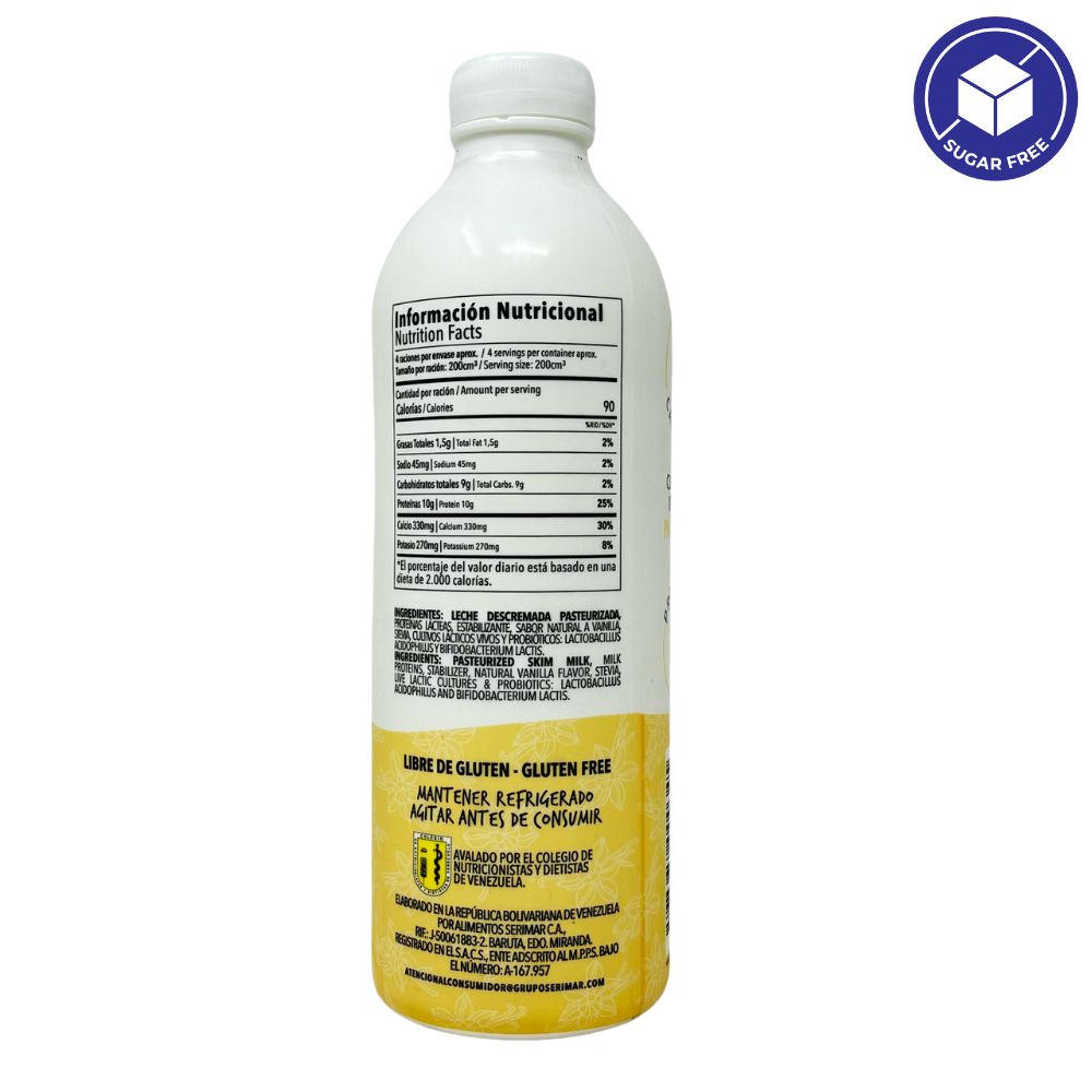 Yolo Yogurt Griego Liquido Descremado Mantecado 750ml