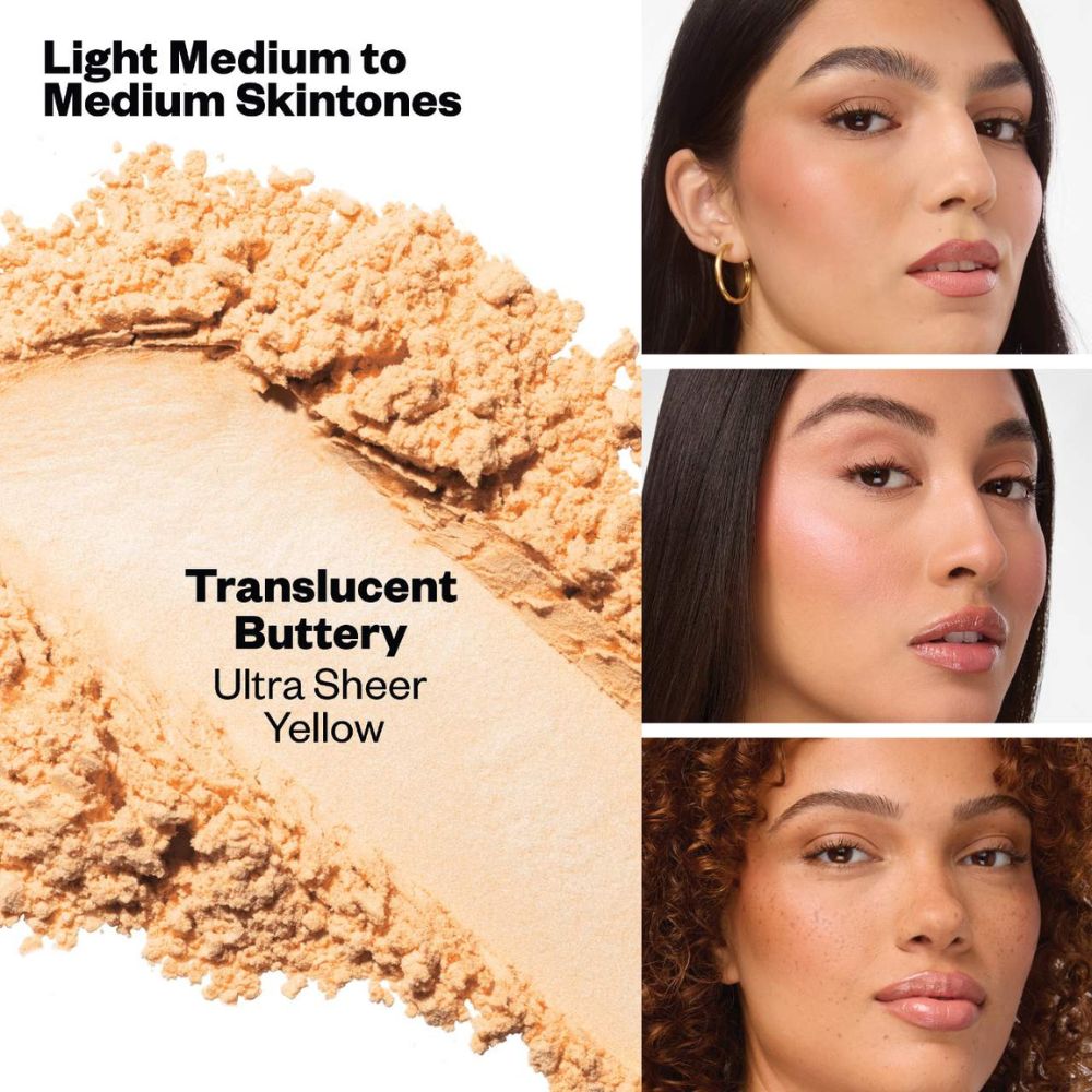 Kosas Cloud Set Translucent Buttery Ultra Sheer Yellow Loose Setting + Blurring Powder 20gr