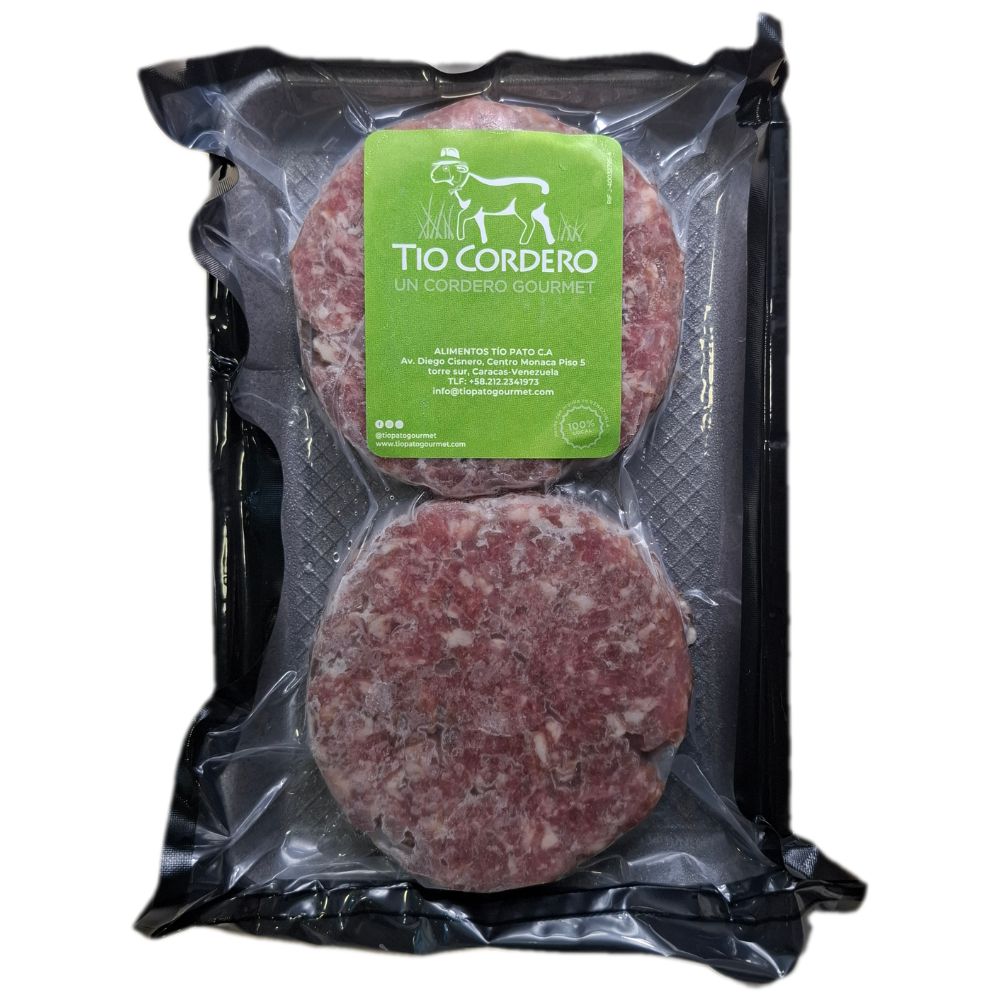 Tio Cordero Hamburguesas de Cordero Aprox 370 gr