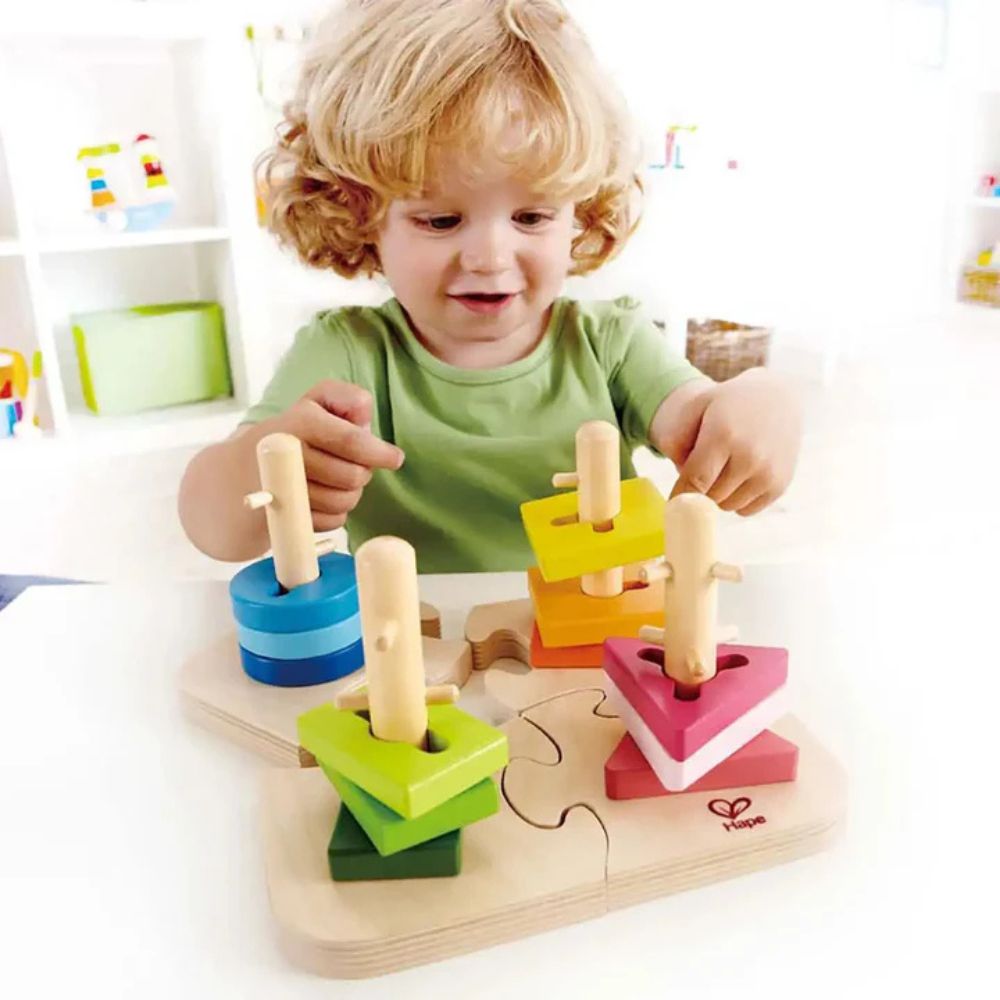 Hape Creative Peg Puzzle 16 Pzs 18m+