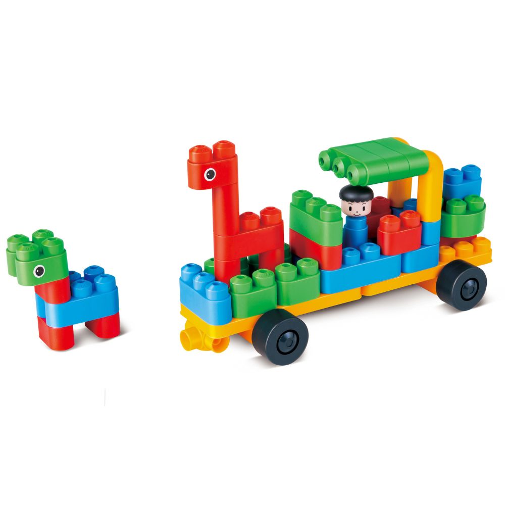 PolyM Zoo Keeper n Cars 40 Pzas 1 1/2-5 Years