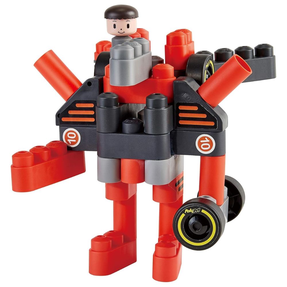 PolyM Racing Car 31 Pzas 2-6 Years