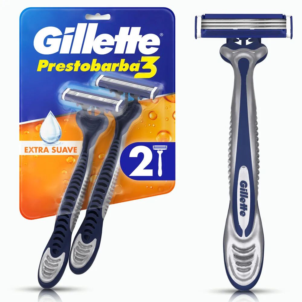 Gillette Maquina De Afeitar Confort 3 Extra Suave 2Und