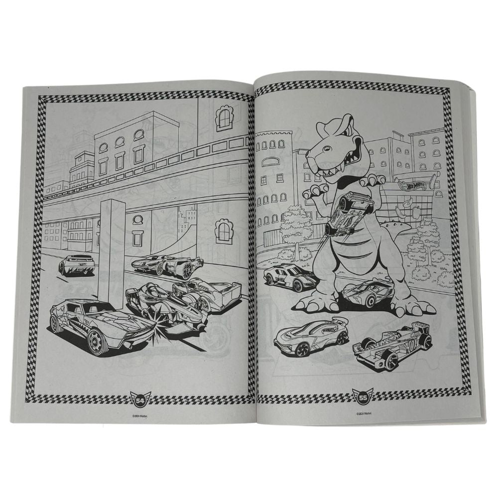 Sicoben Hot Wheels Super Libro De Colorear 80pag 3+