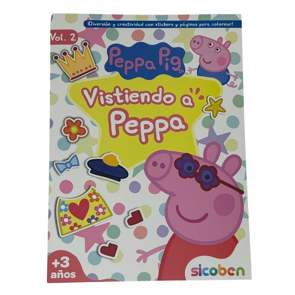 Sicoben Peppa Pig Vistiendo a Peppa Vol. 2 3+