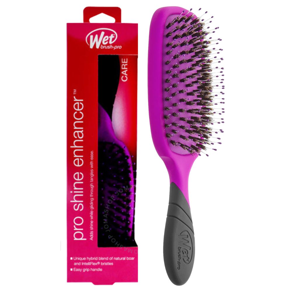 Wet Brush-pro Cepillo Para El Cabello Potenciador de Brillo Profesional Purple