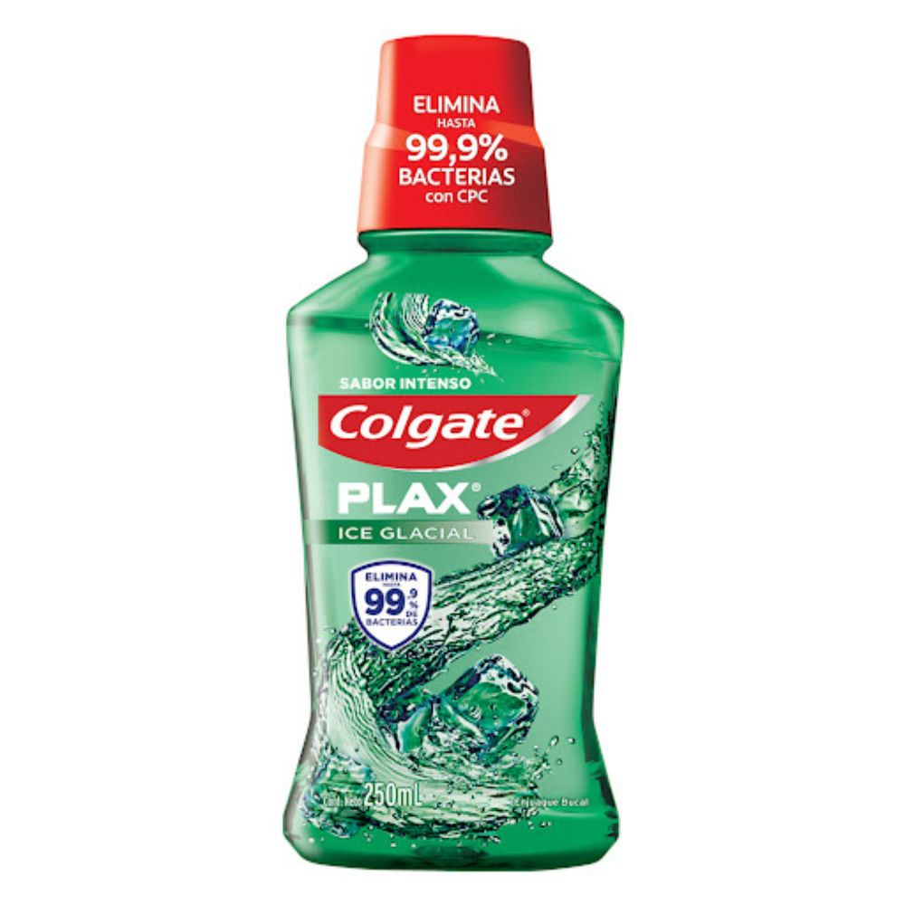 Colgate Enjuague Bucal Plax Ice Glacial 250ml