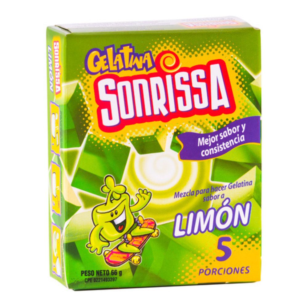 Sonrissa Gelatina de Limon 66gr