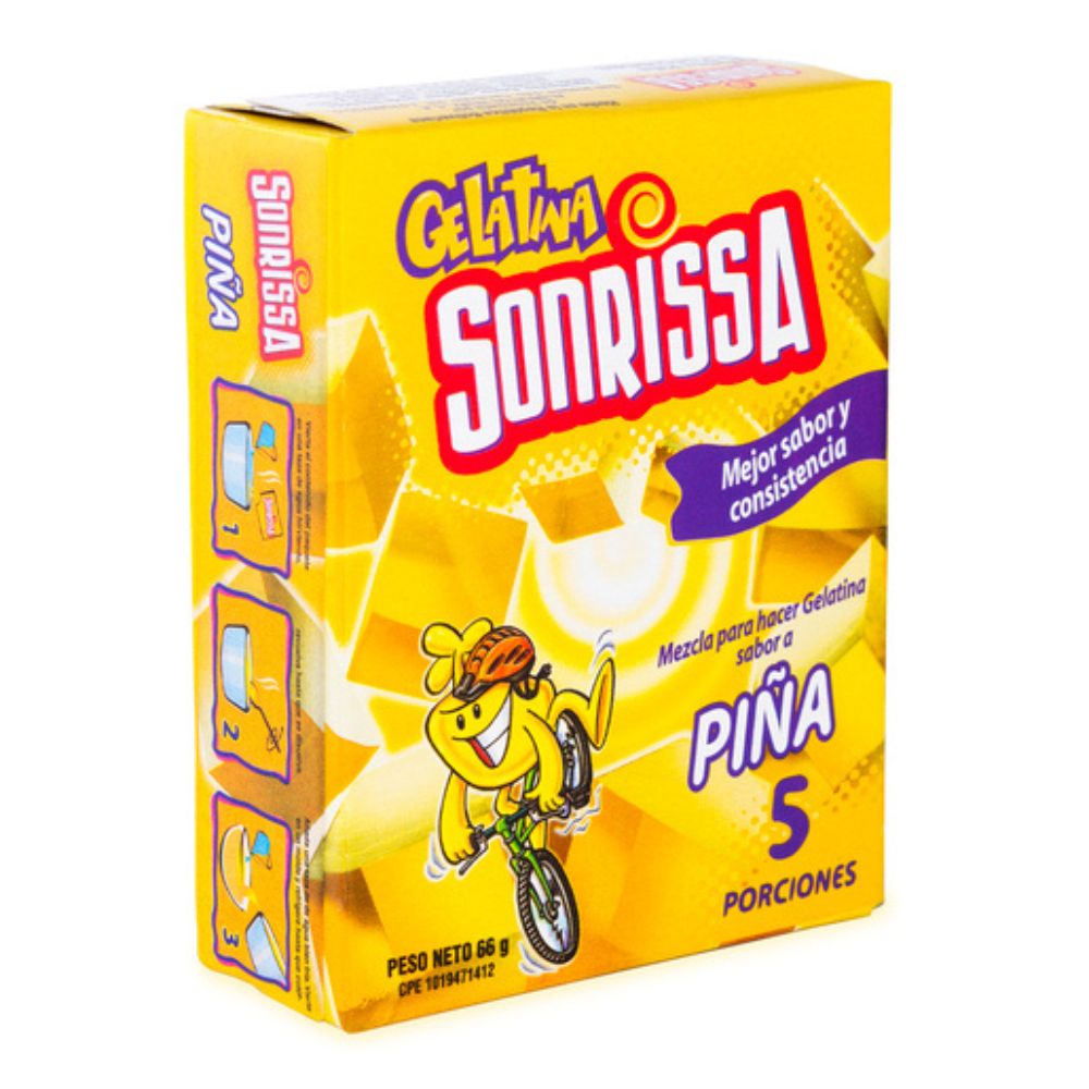 Sonrissa Gelatina de Piña 66gr