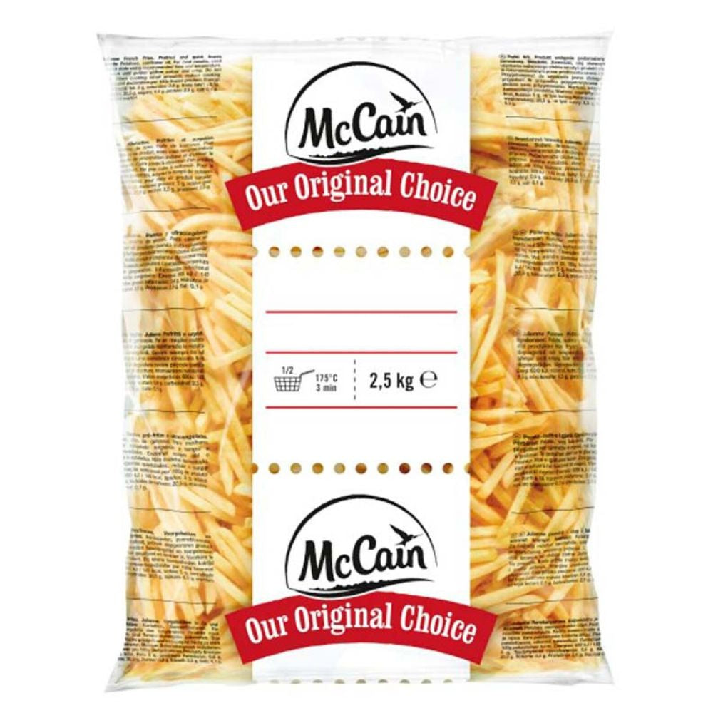 Mc Cain Papas Fritas Congeladas Corte Tradicional 2,5Kg