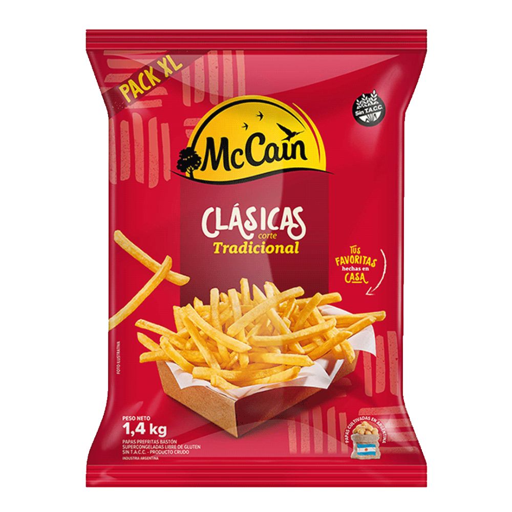 Mc Cain Papas Fritas Congeladas Clasicas 1,4kg