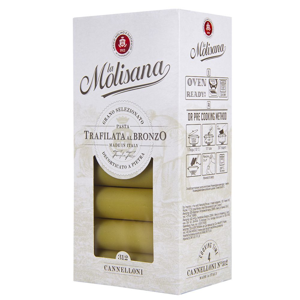 La Molisana Canneloni N312 De Semola 250gr
