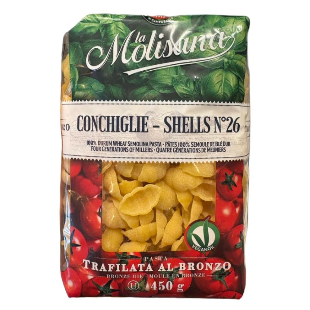 La Molisana Conchiglie - Shells N26 De Semola 400gr
