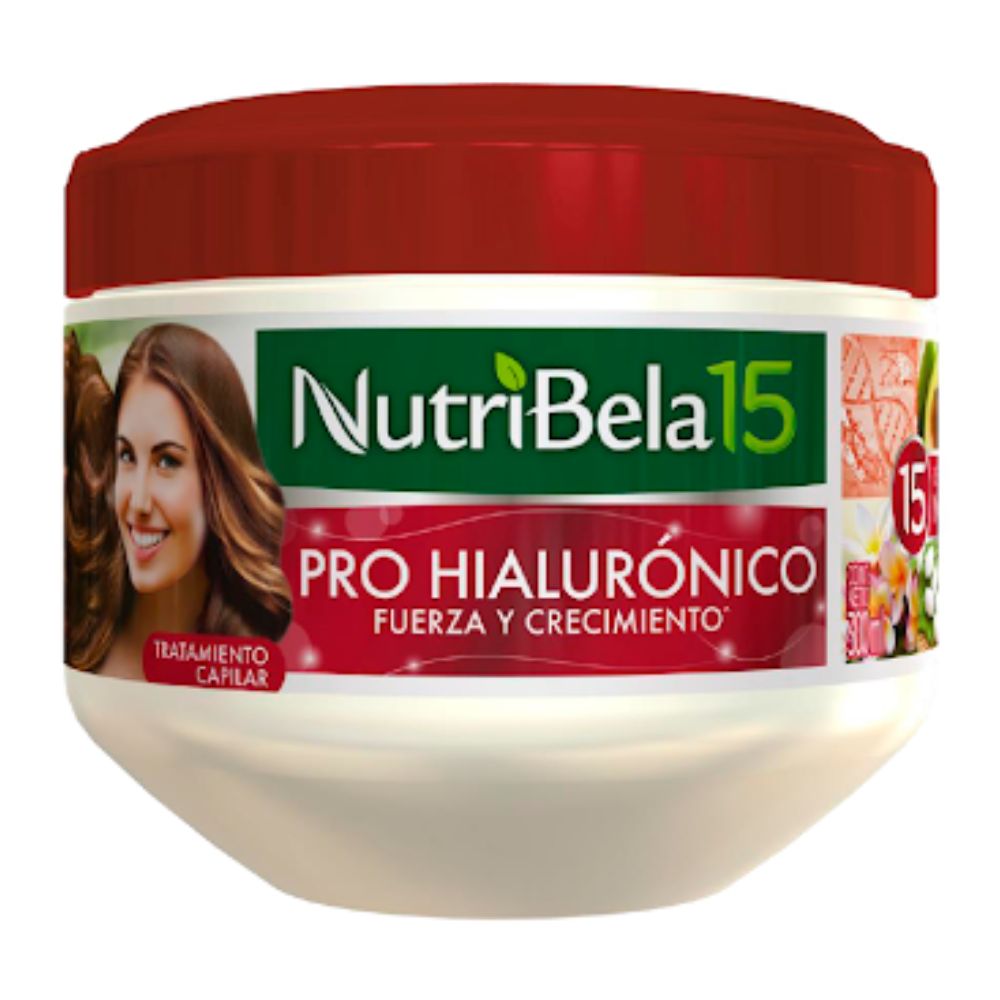 Nutribela Reparación Baño de Crema Pro Hialuronico Fuerza Crecimiento 300 ml
