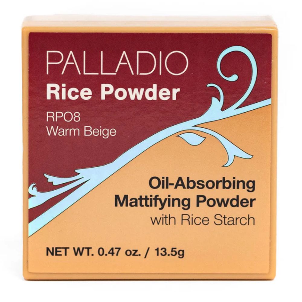 Palladio Rice Powder Warm Beige Oil-Absorbing Mattifying Powder 13.5gr