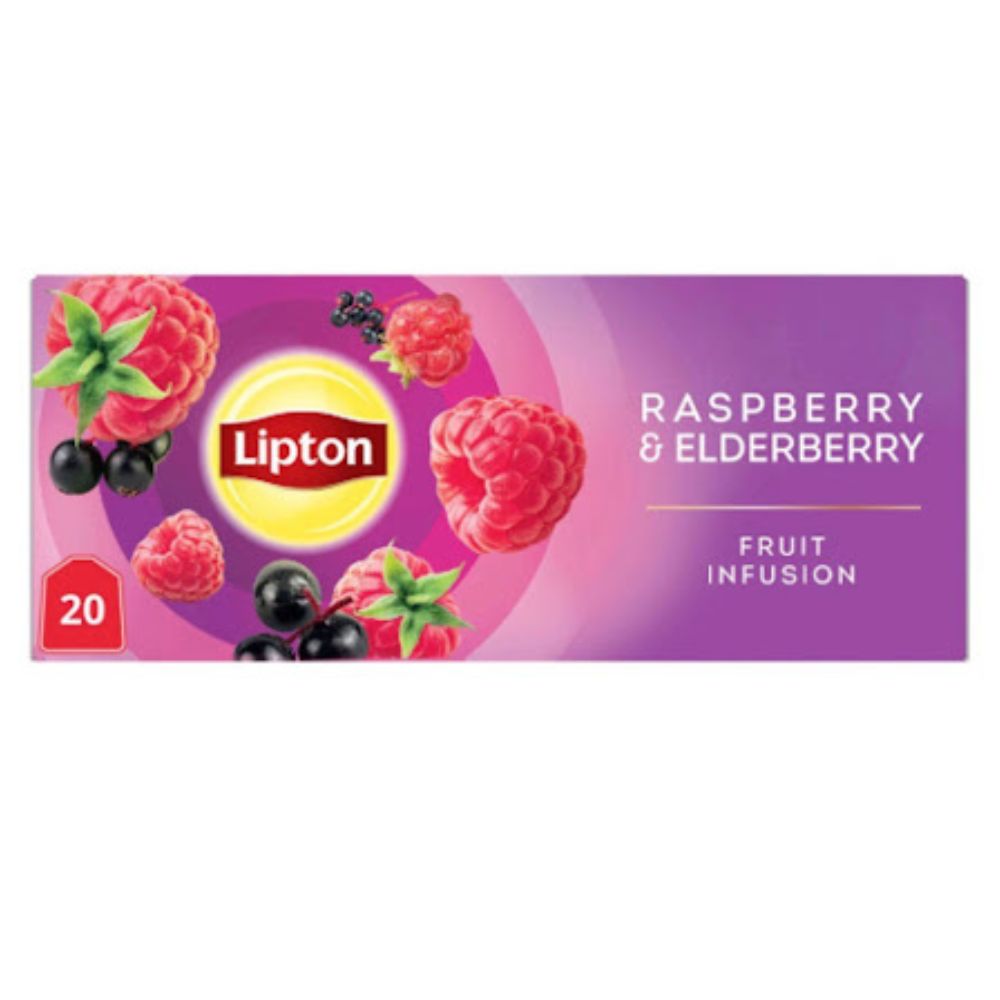 Lipton Te Infusion Frambuesa Y Baya Del Sauco 20 Und