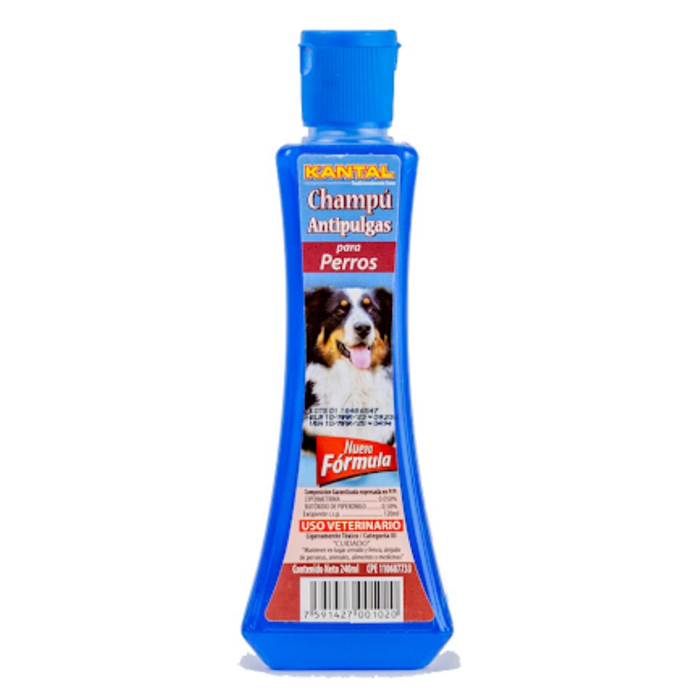 Kantal Champu Antipulgas Para Perros 240ml