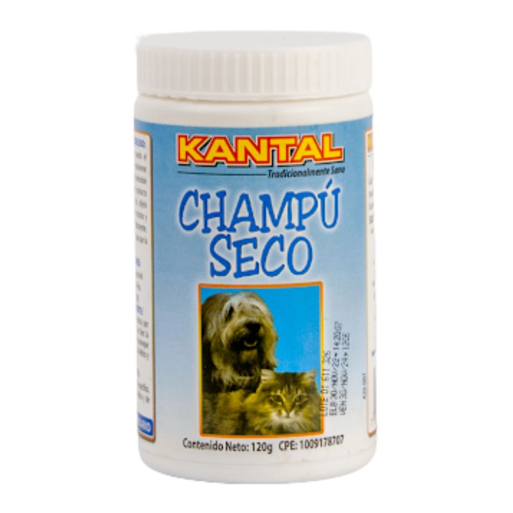 Kantal Champu Seco Para Mascotas 120gr
