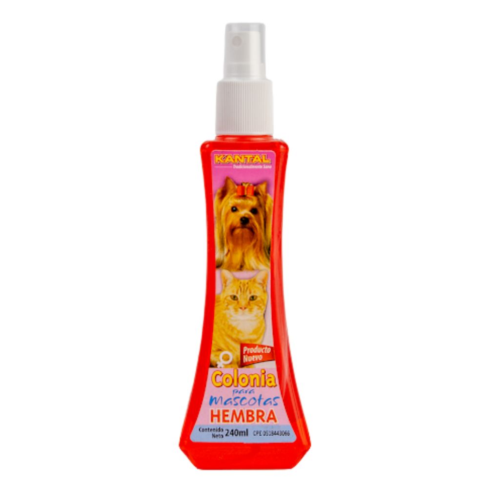 Kantal Colonia Para Mascotas Hembra 240ml