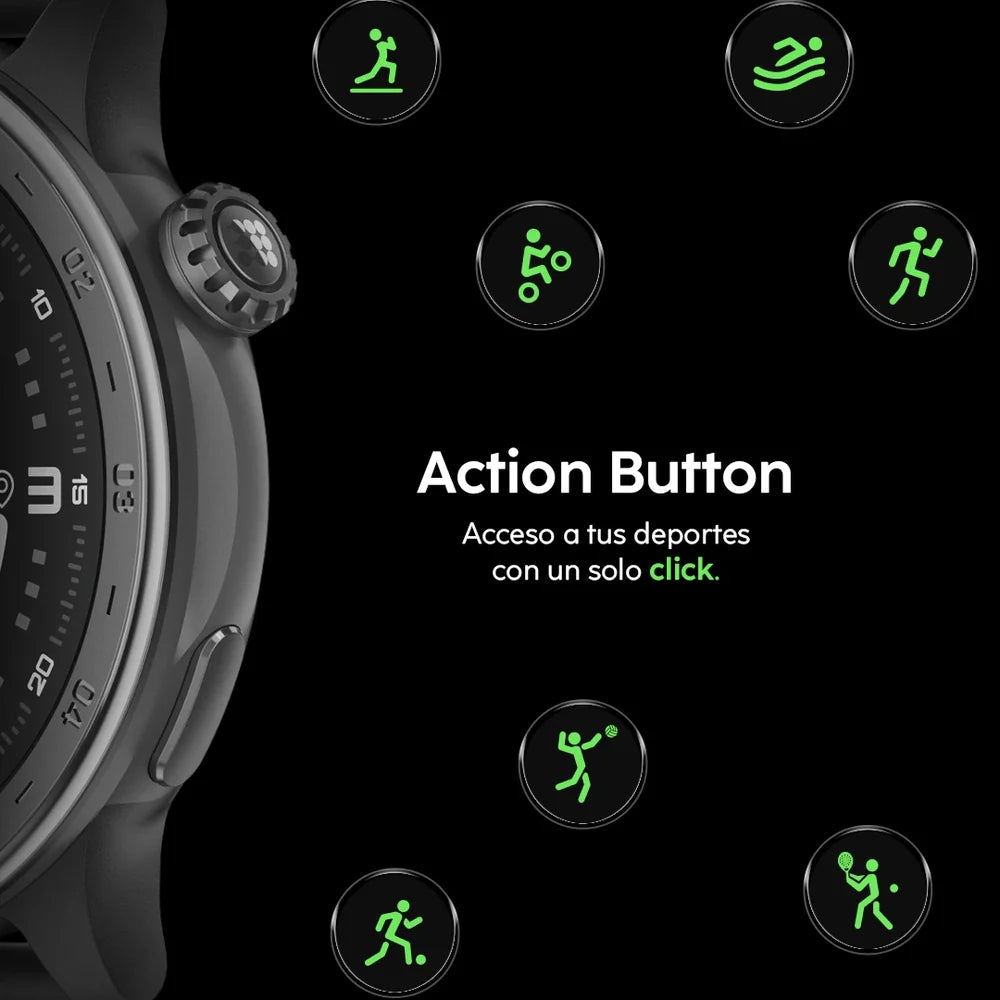 Cubitt Reloj Aura 2 Con Bluetooth, GPS, VITA AI y Salud Mocha Brown