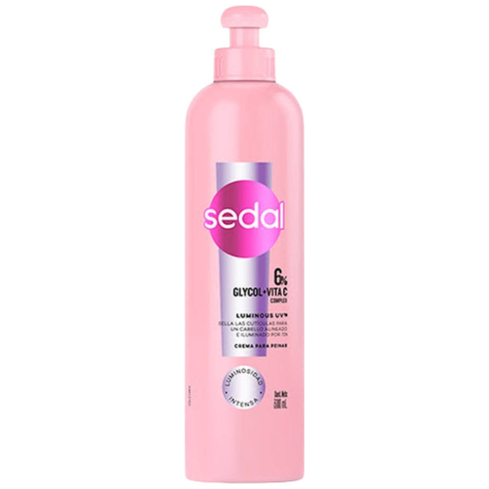 Sedal Crema de Peinar Luminoso UV Glycol-VitaC 300ml