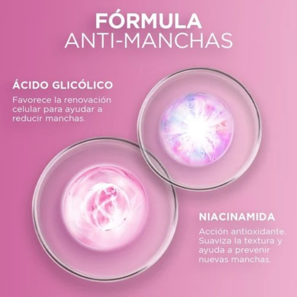 Loreal Paris Crema Antimanchas con Acido Glicolico Bright Dia FPS 30 50ml