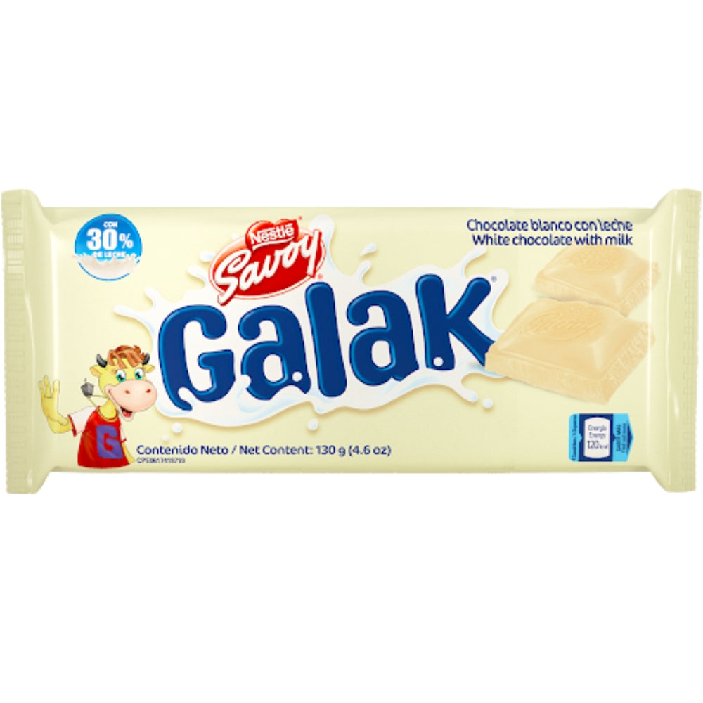 Galak Chocolate Blanco Savoy Extra Grande 130gr