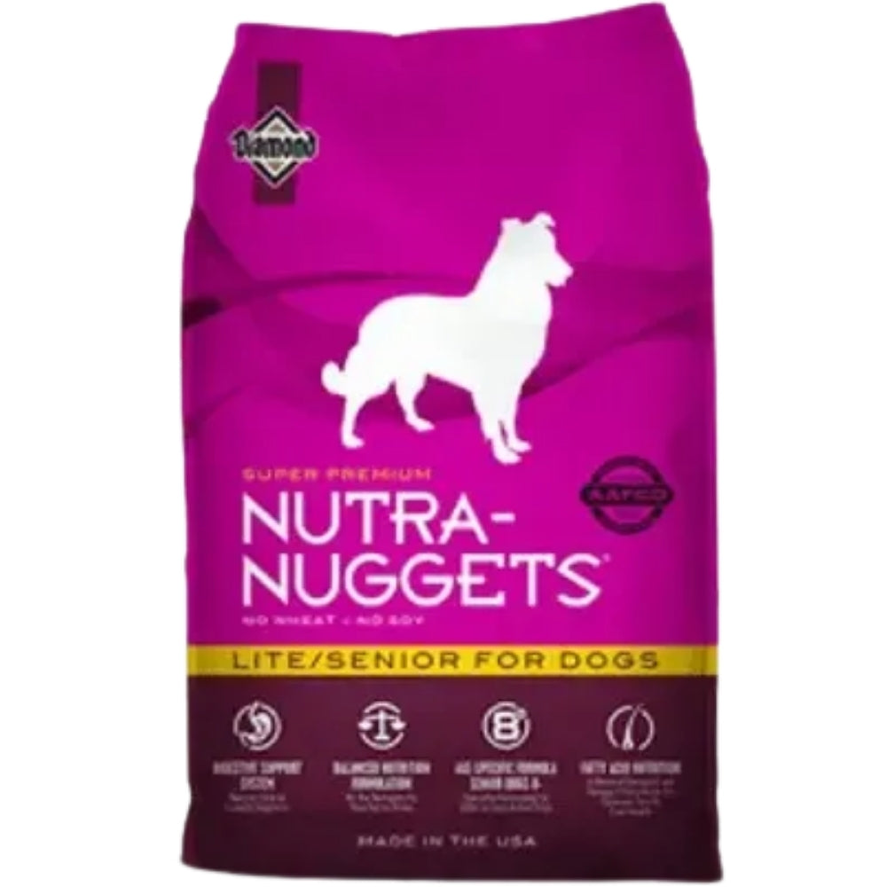Nutra Nuggets Super Premium Alimento para Perros Lite / Senior For Dogs 15 Kg