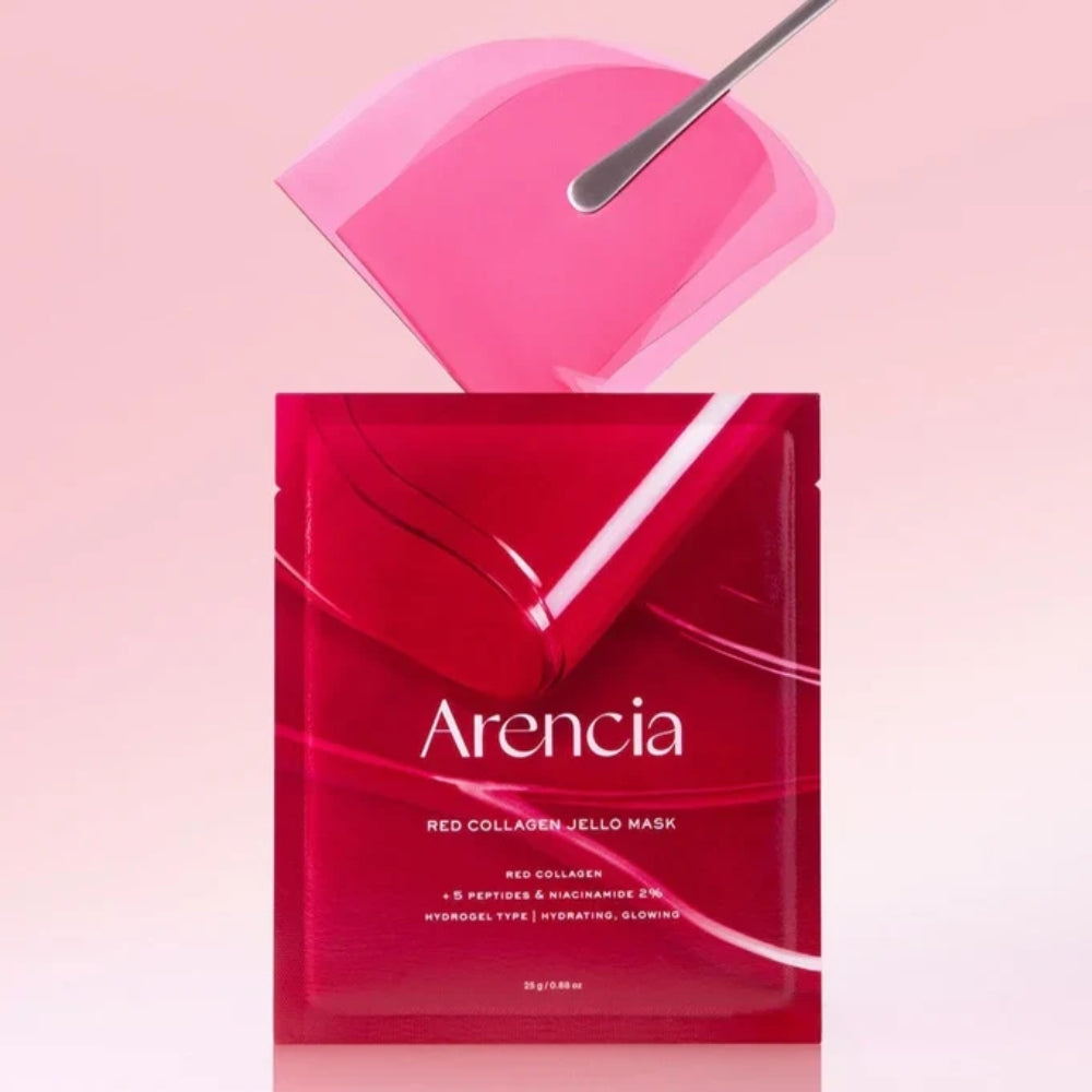 Arencia Mascarilla Hydrating and Glowing Red Collagen Jello Mask 25gr