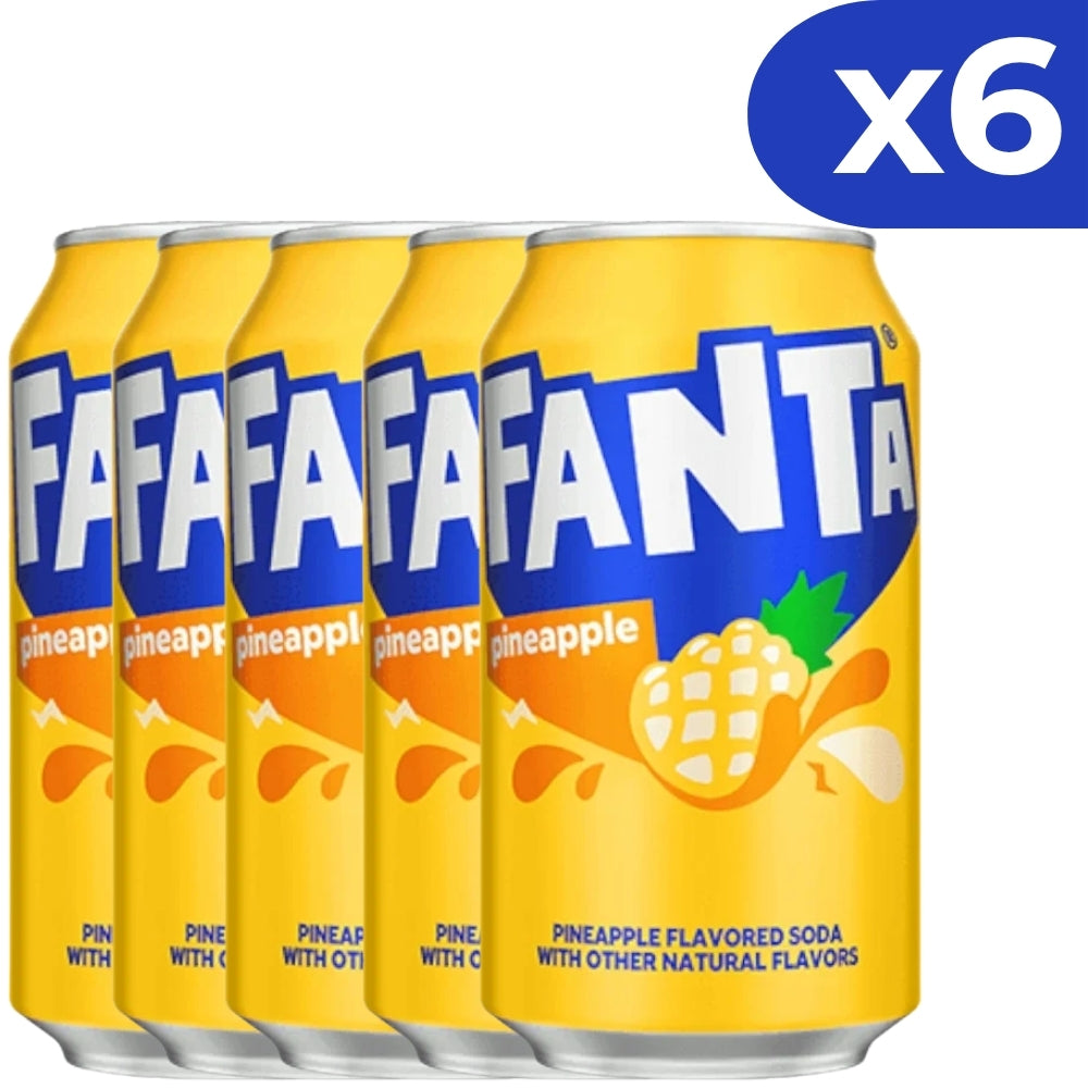 Fanta Pineapple 6 Latas 355ml C/U