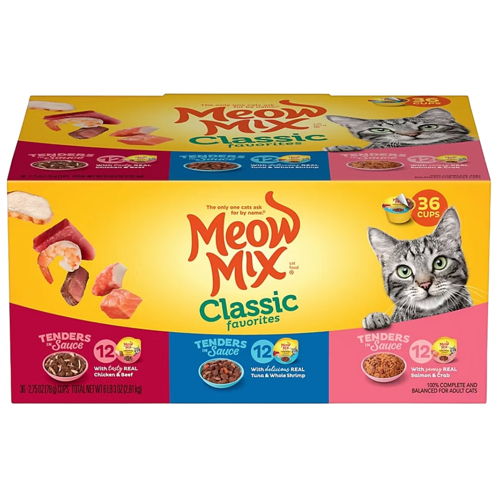 Meox Mix Alimento para Gatos Classic Favorites Variety Pack 36 Und