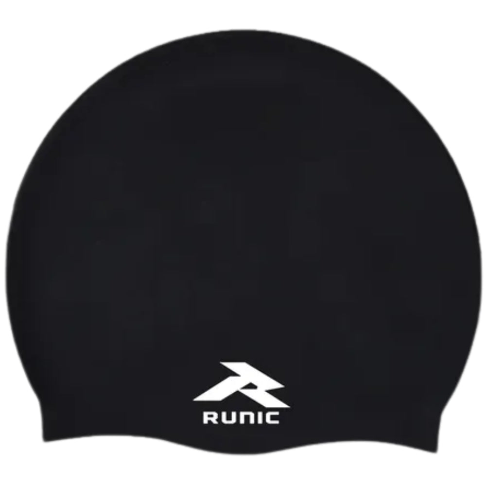 Runic Gorro De Silicone Para Natacion Negro