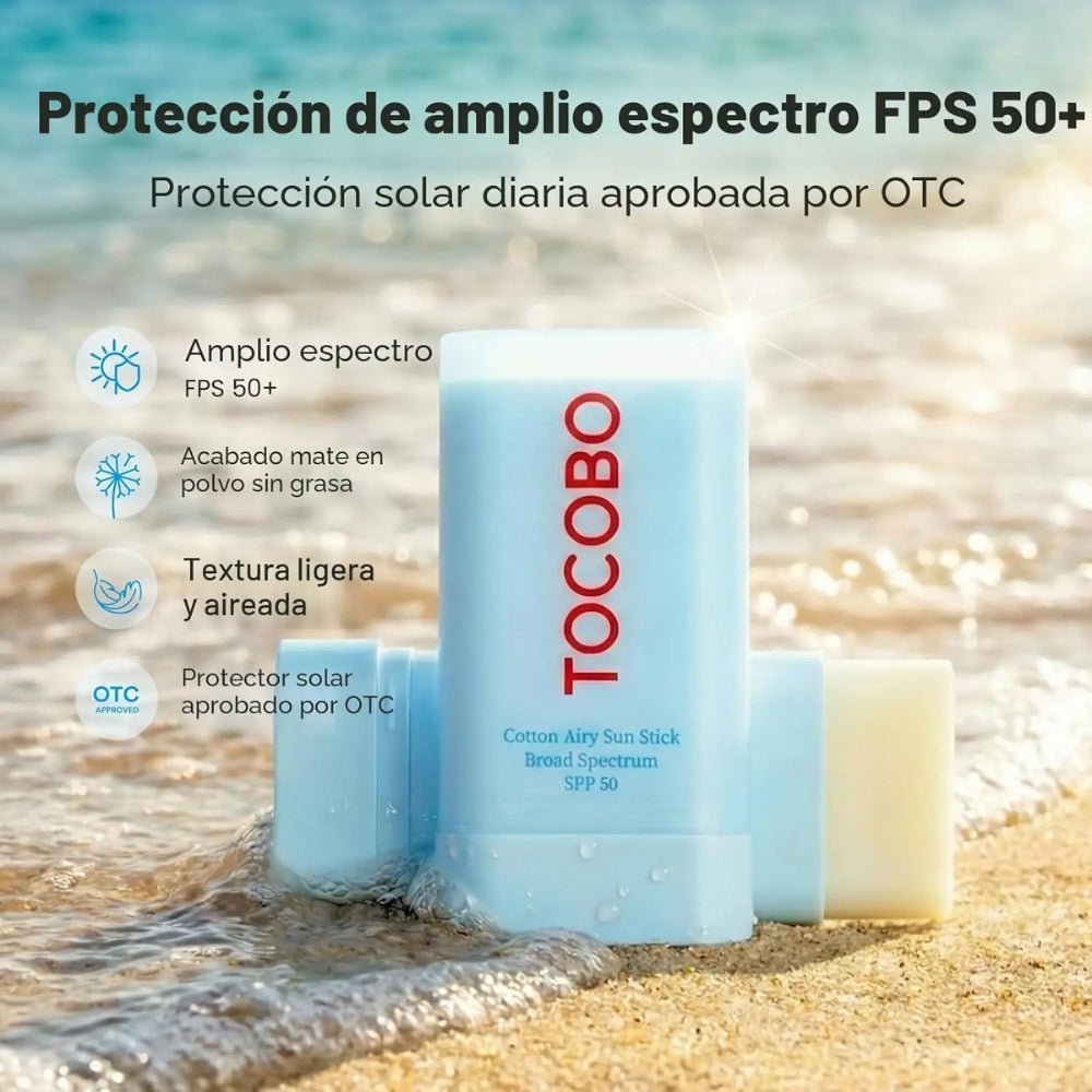 Tocobo Cotton Airy Sun Stick SPF50+ 19gr