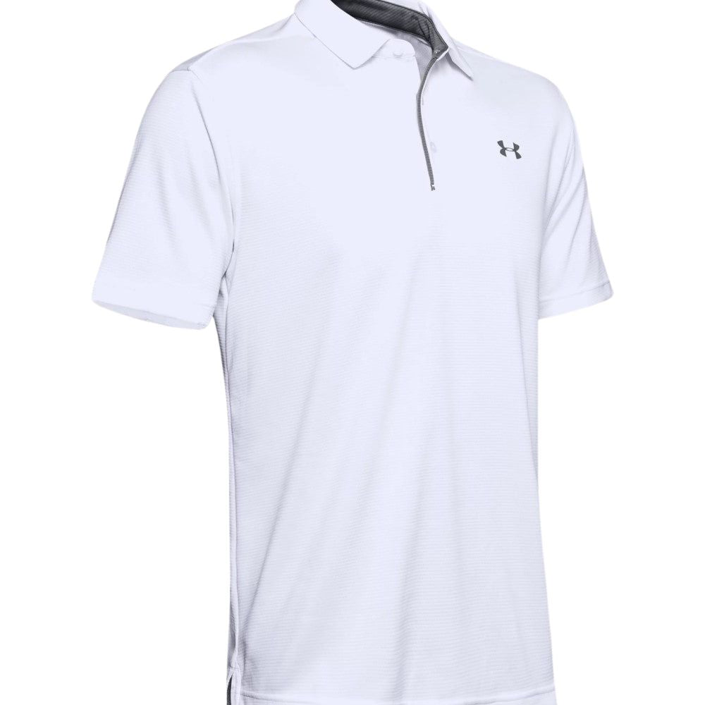 Under Armour Franela Polo Tech Para Caballeros Color Blanco