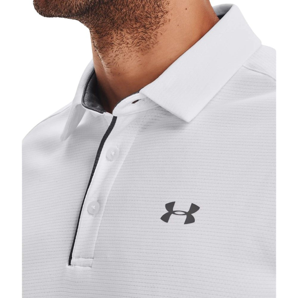 Under Armour Franela Polo Tech Para Caballeros Color Blanco