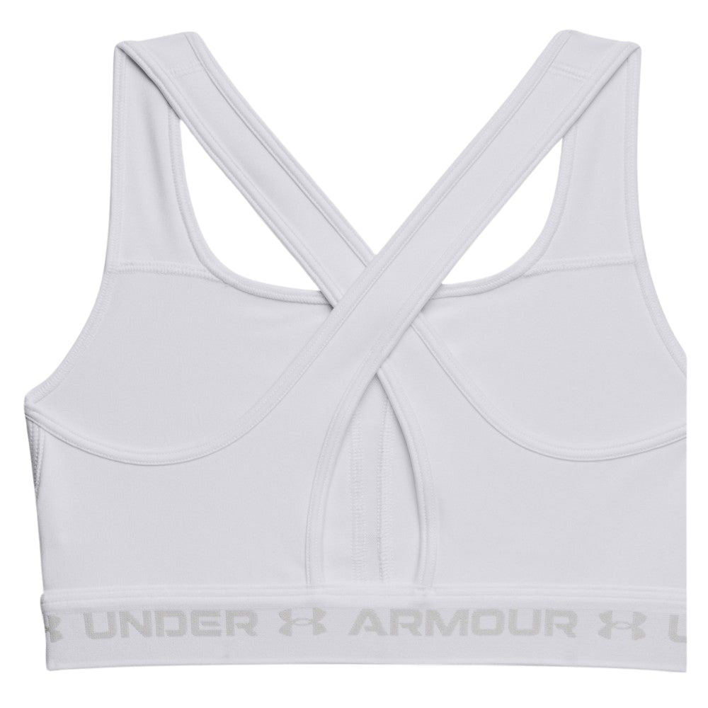Under Armour Top Deportivo Para Dama Mid Crossback Sports Color Blanco
