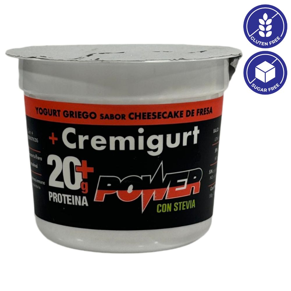 Cremigurt Yogurt Griego Sabor Cheese Cake Fresa 150g