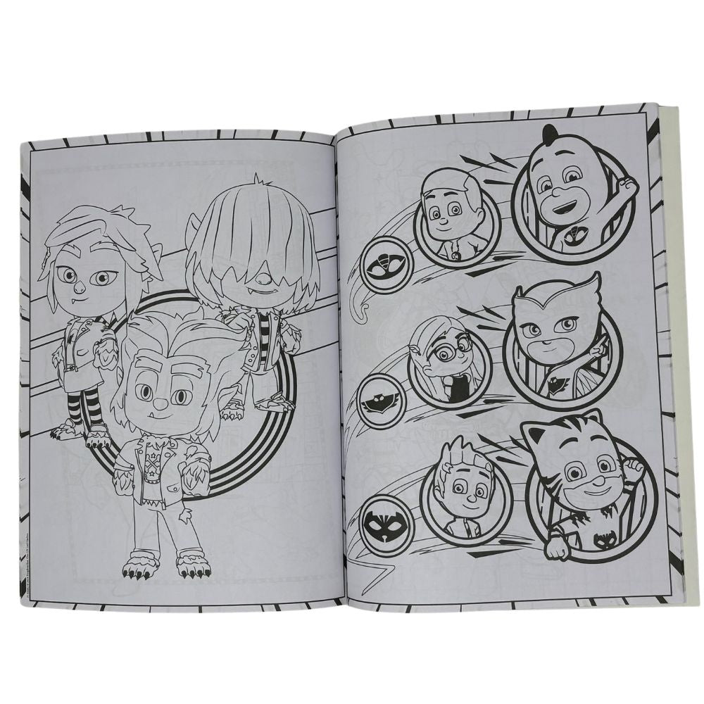 Sicoben Simplemente Coloreando Pj Masks 24 pag