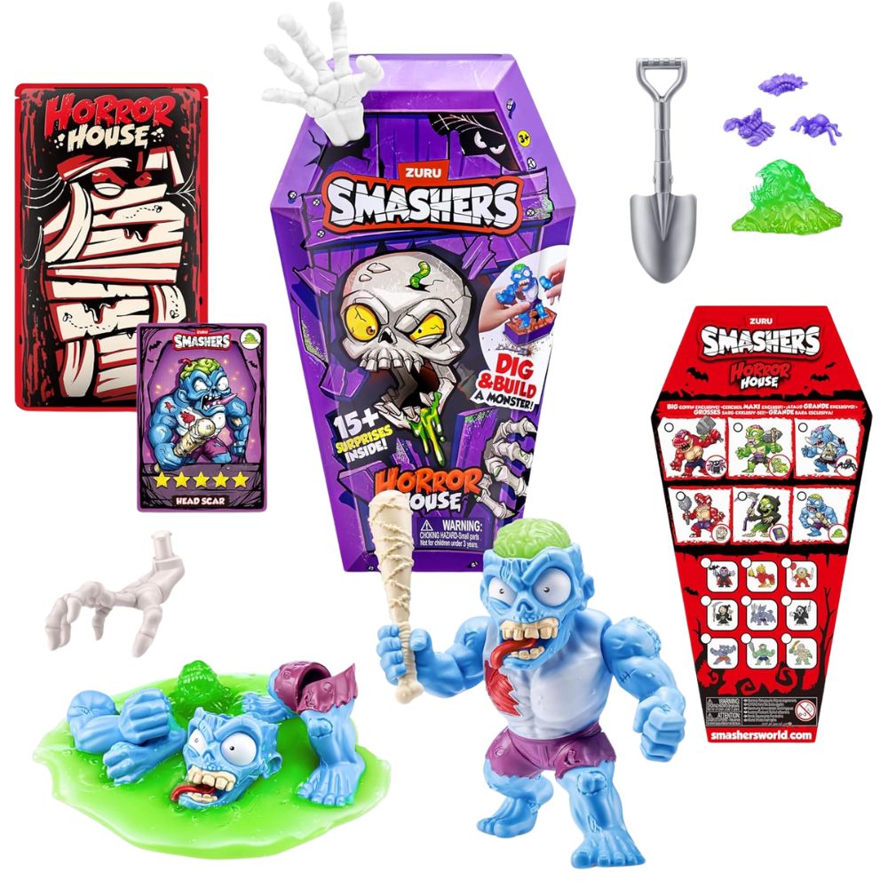 Zuru Smashers Horror House Dig & Build A Monster 16pc