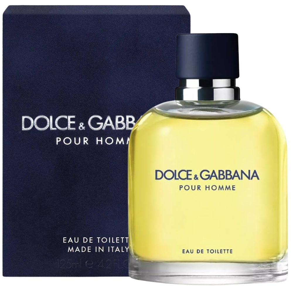 Dolce & Gabbana Pour Homme Eau de Toilette For Men 125ml
