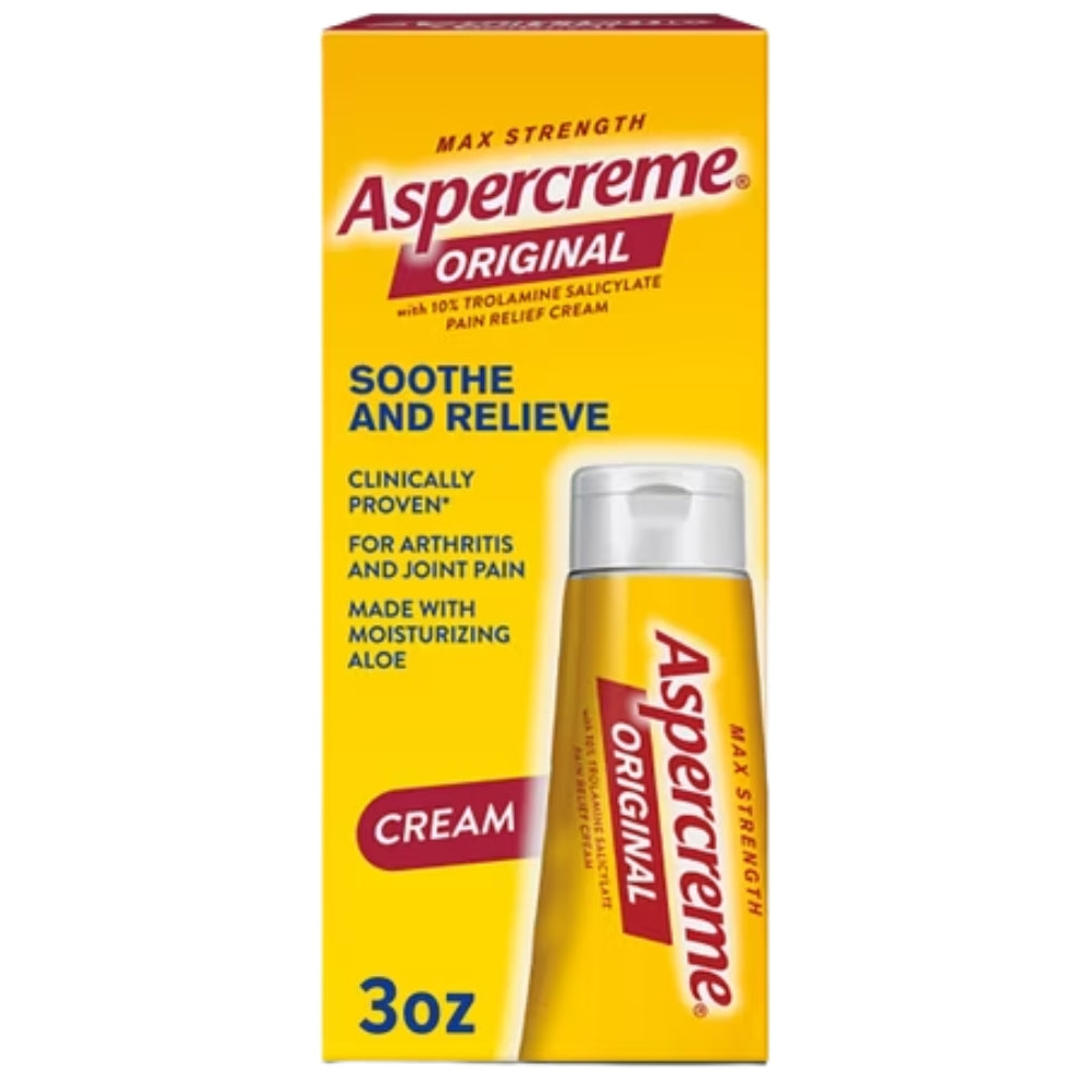 Aspercreme Original Crema Pain Relief Liquid Lidocaine 85g