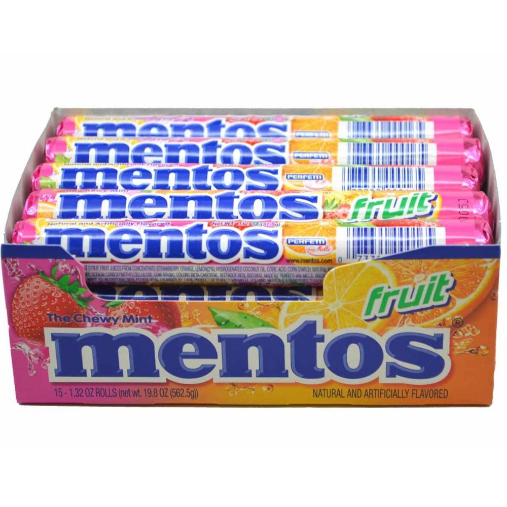 Mentos Fruit Caja de 12 Und 354g