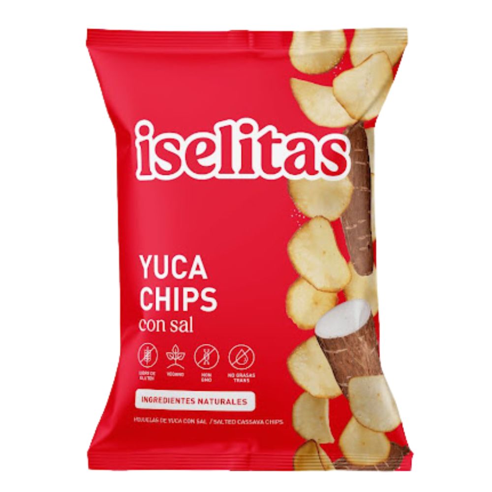 Iselitas Yuca Chips Con Sal 180 gr